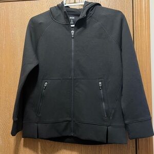 DSG Girls Charcoal Full-Zip Jacket